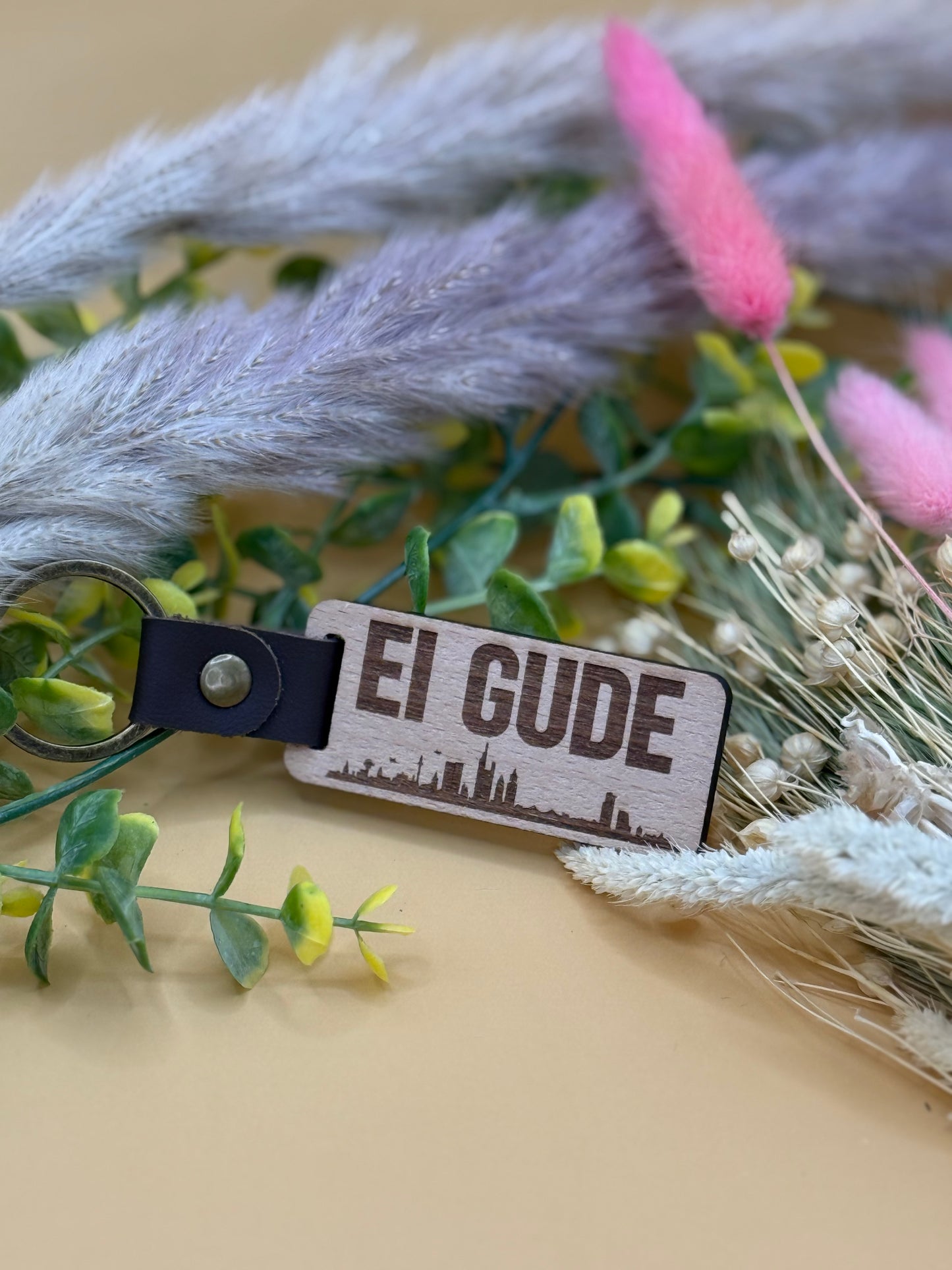 Schlüsselanhänger aus Holz