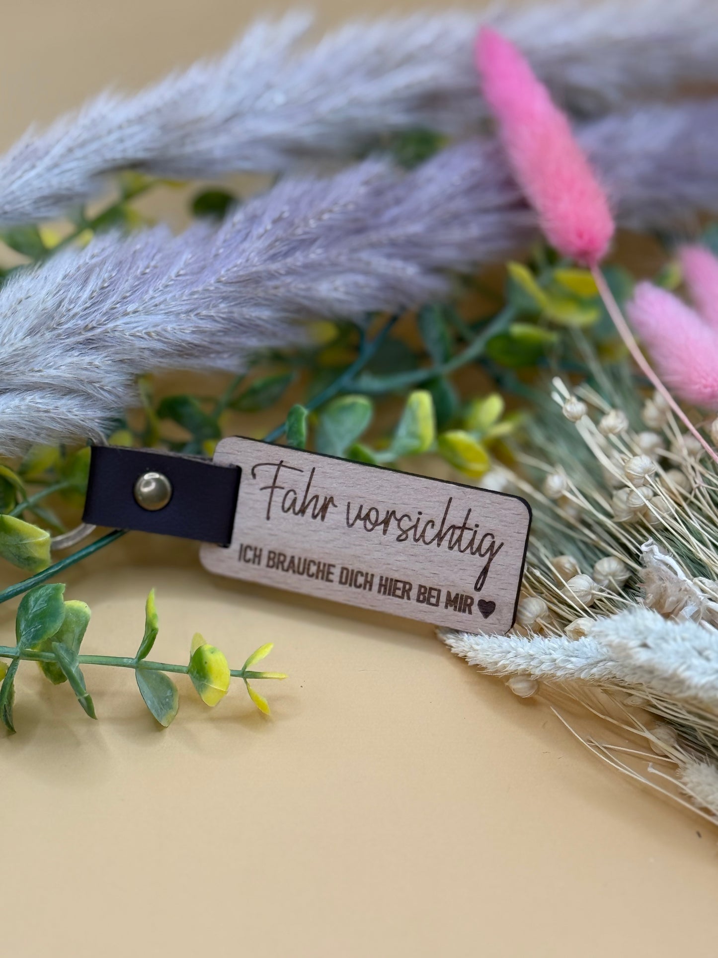 Schlüsselanhänger aus Holz