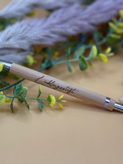 Kugelschreiber mit Holzgriff