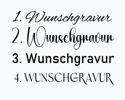 Personalisierbare Weihnachtskugel aus Holz