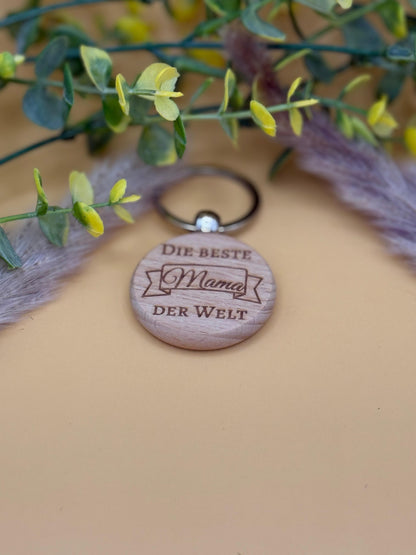 Schlüsselanhänger aus Holz