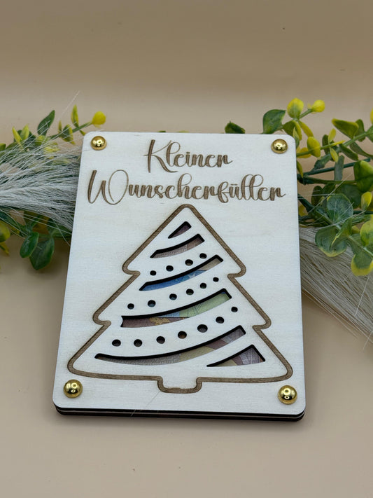 Geschenkkarte aus Holz