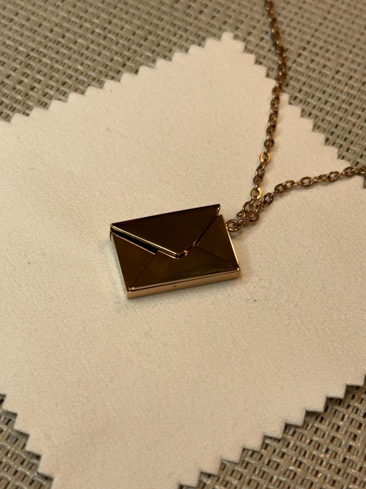 Personalisierbare Briefumschlag-Halskette